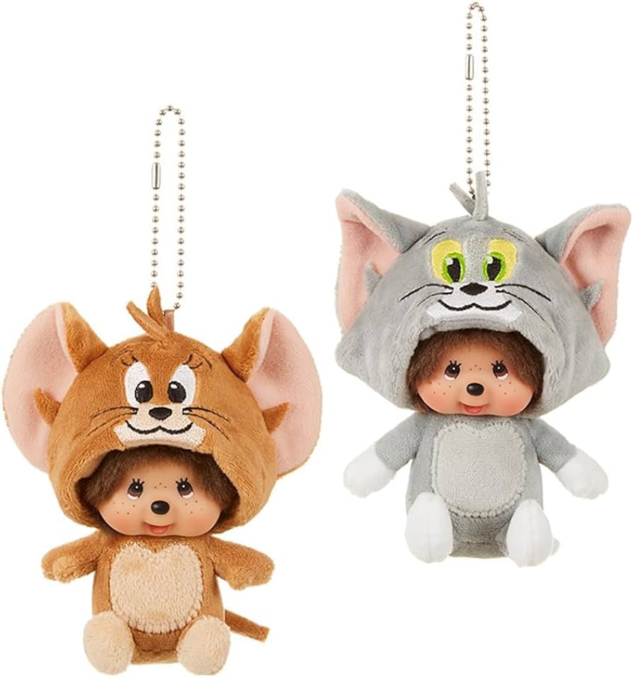 Amazon.co.jp: 243051-68-SET トムとジェリー×モンチッチ 顔でか